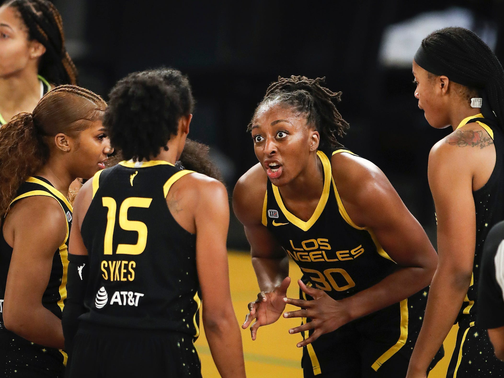 The Los Angeles Sparks signed a 6-figure deal that will give every
