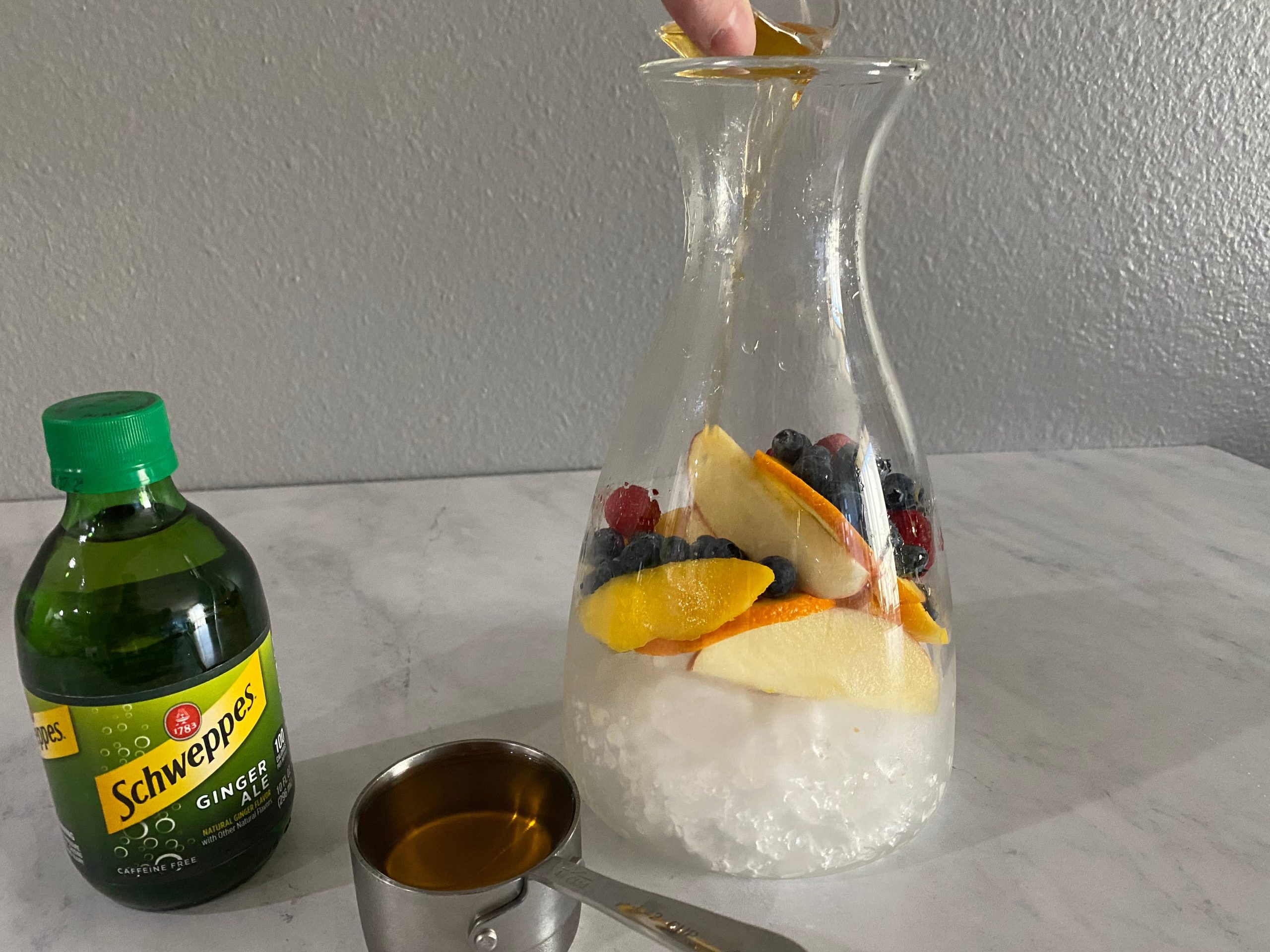 Trisha Yearwood sangria making it