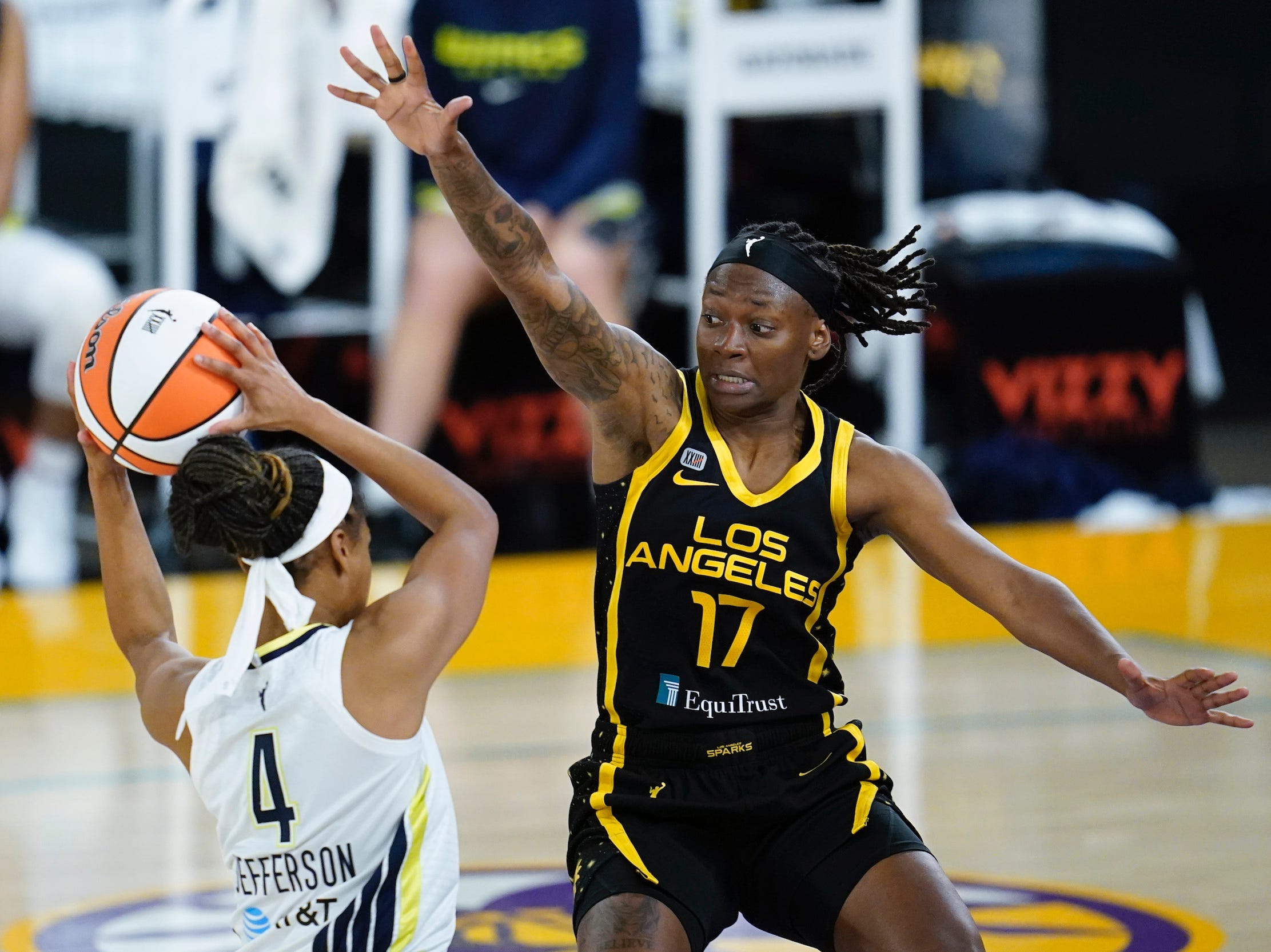 Los Angeles Sparks - Popcorn, Sparky, and smiles that is what we