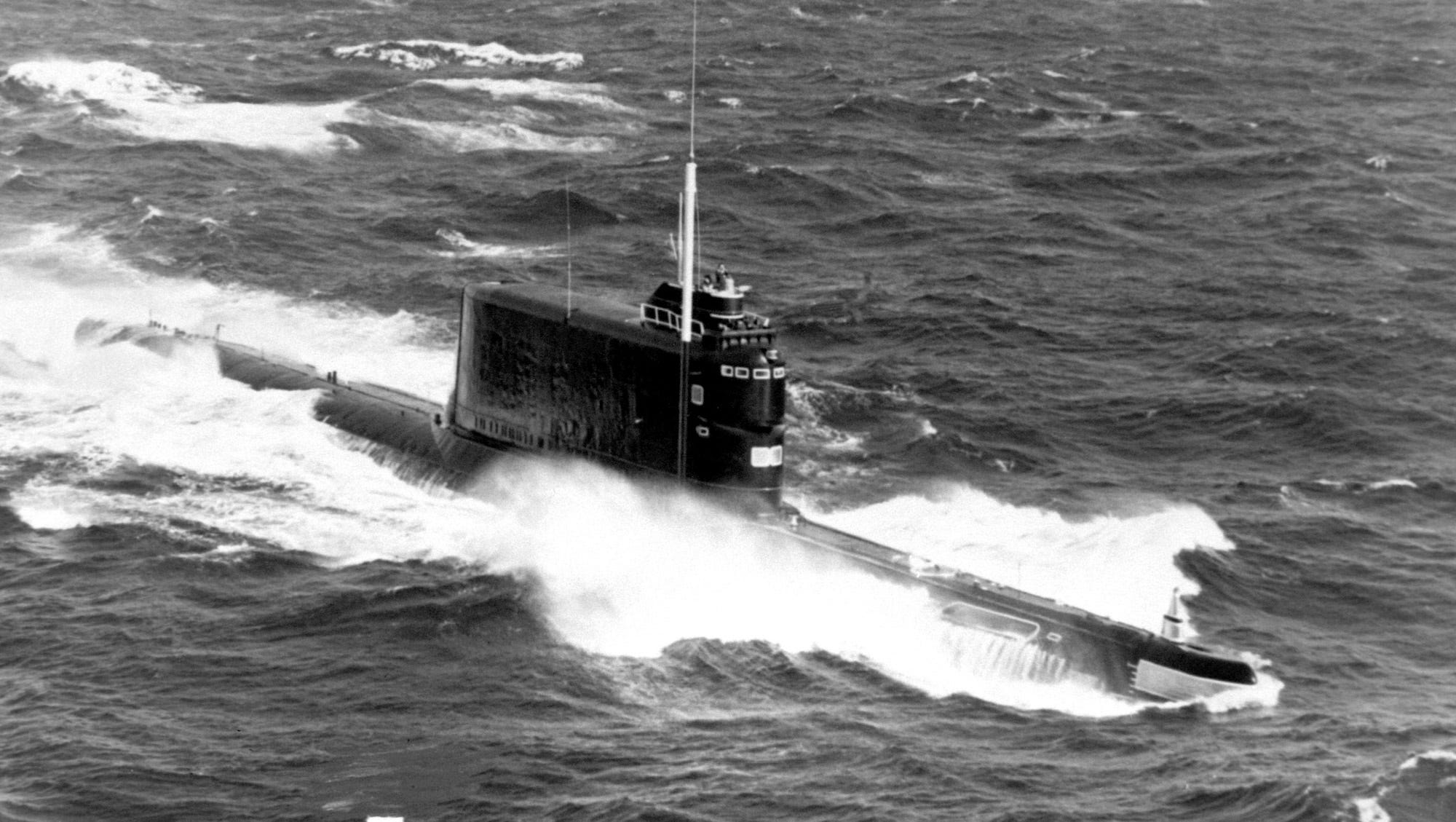 Soviet Golf II class submarine