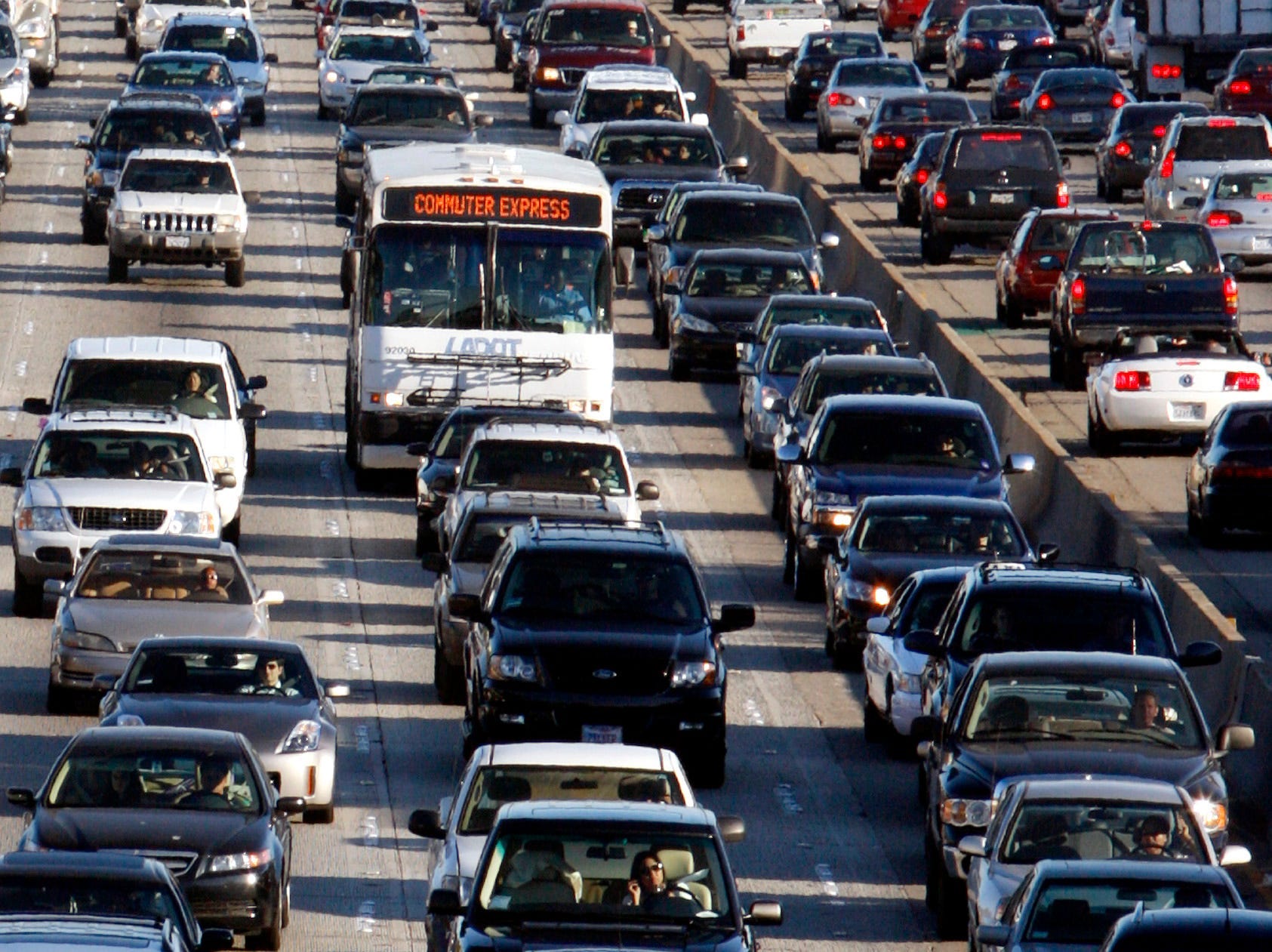 California traffic jam