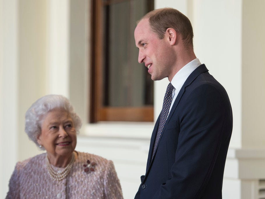 Queen Elizabeth Prince William