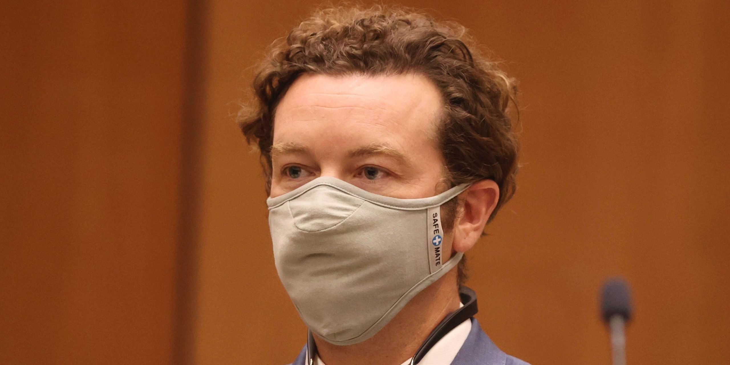 Actor Danny Masterson appears at his arraignment in Los Angeles Superior Court in Los Angeles, Calif. on Friday, Sept. 18, 2020.