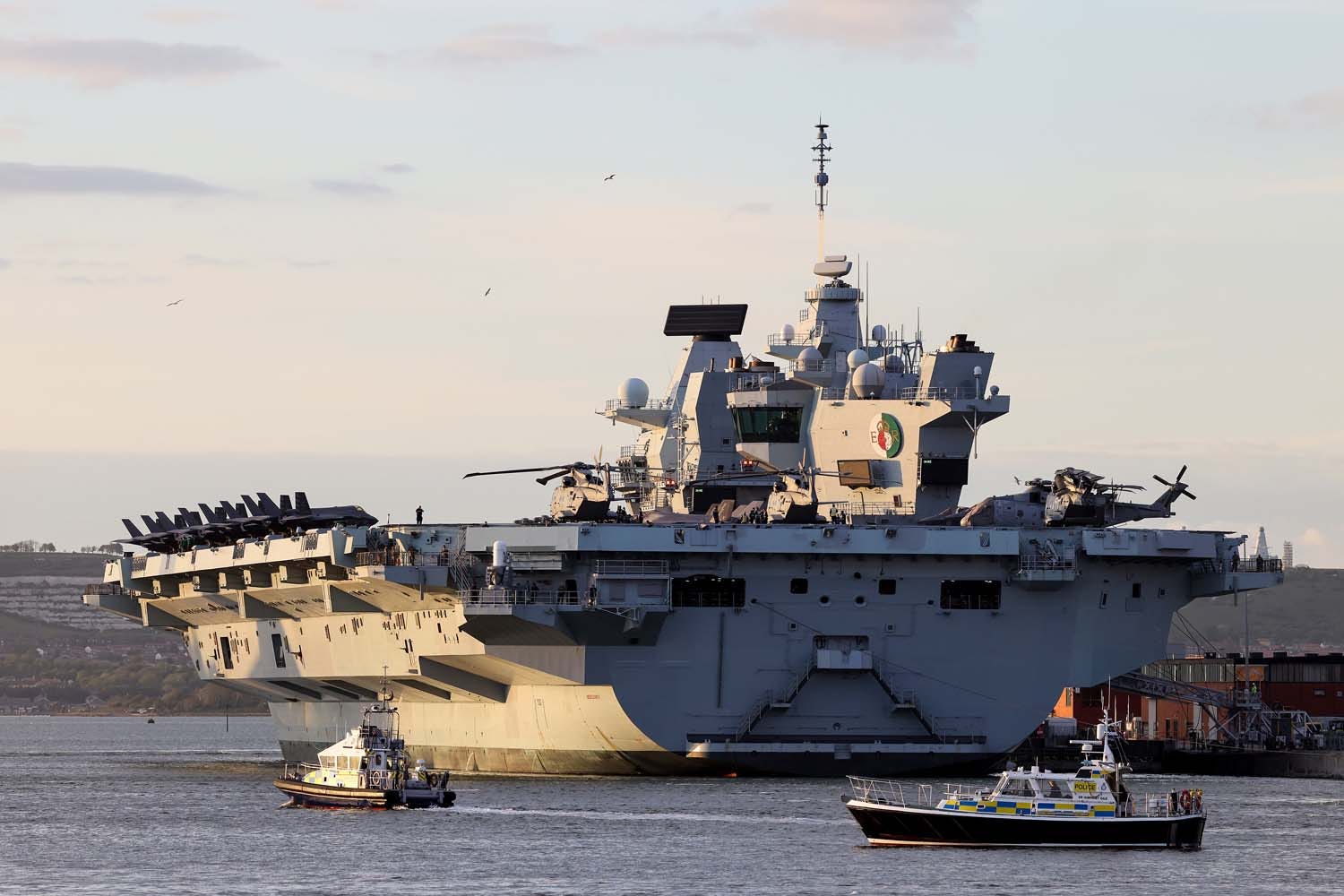 Royal Navy aircraft carrier Queen Elizabeth