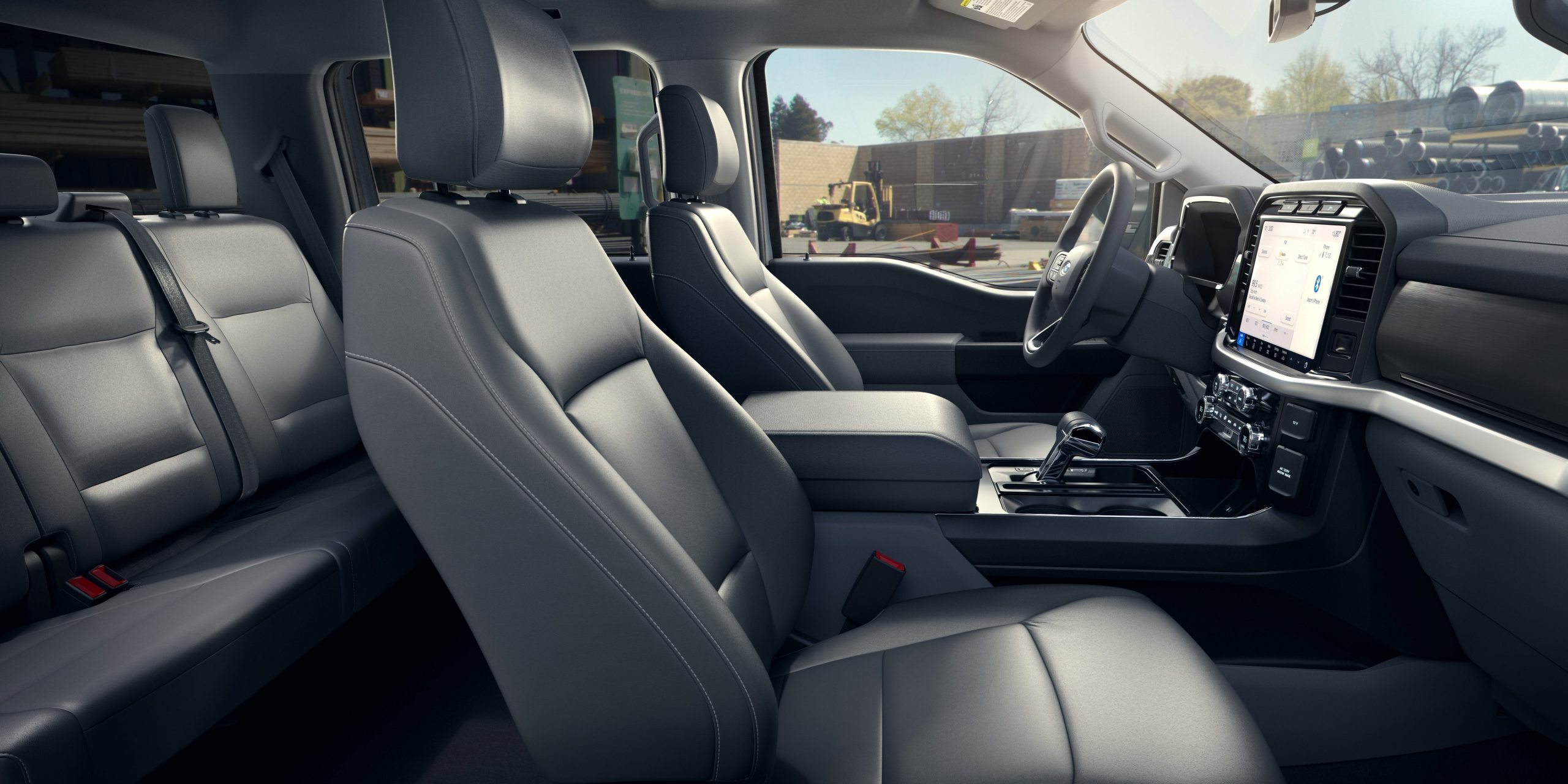 Ford's F-150 Lightning Pro electric pickup truck - interior