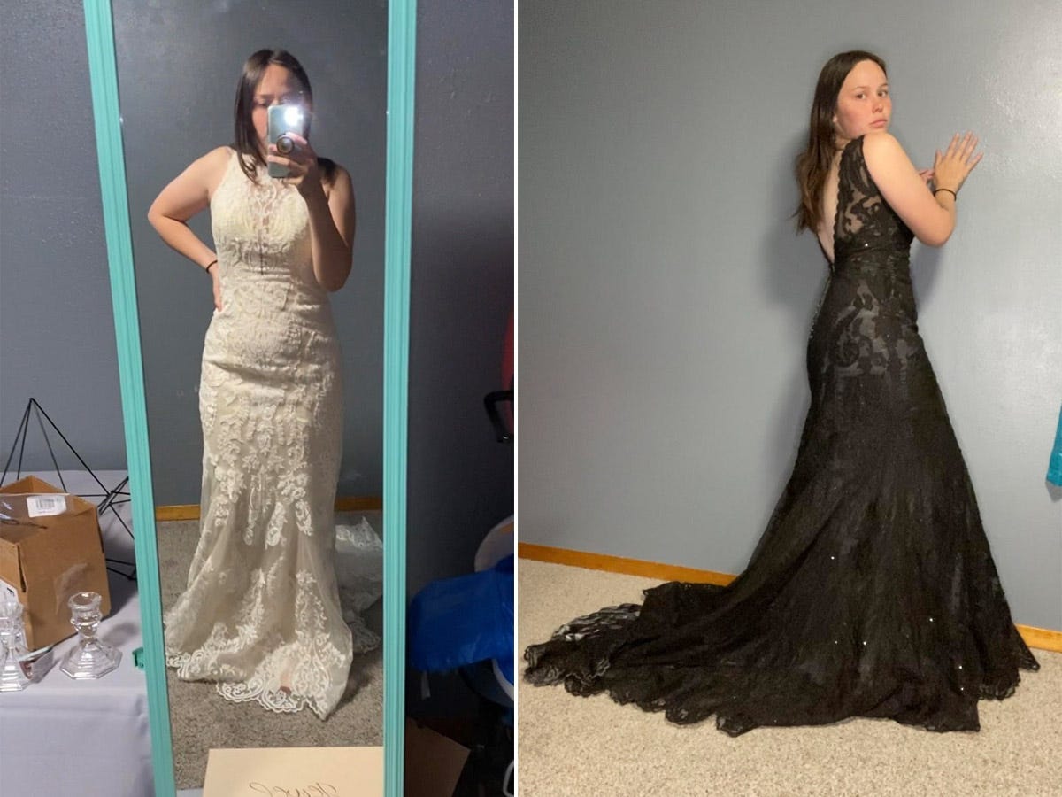 alyssa hevern dress before and after