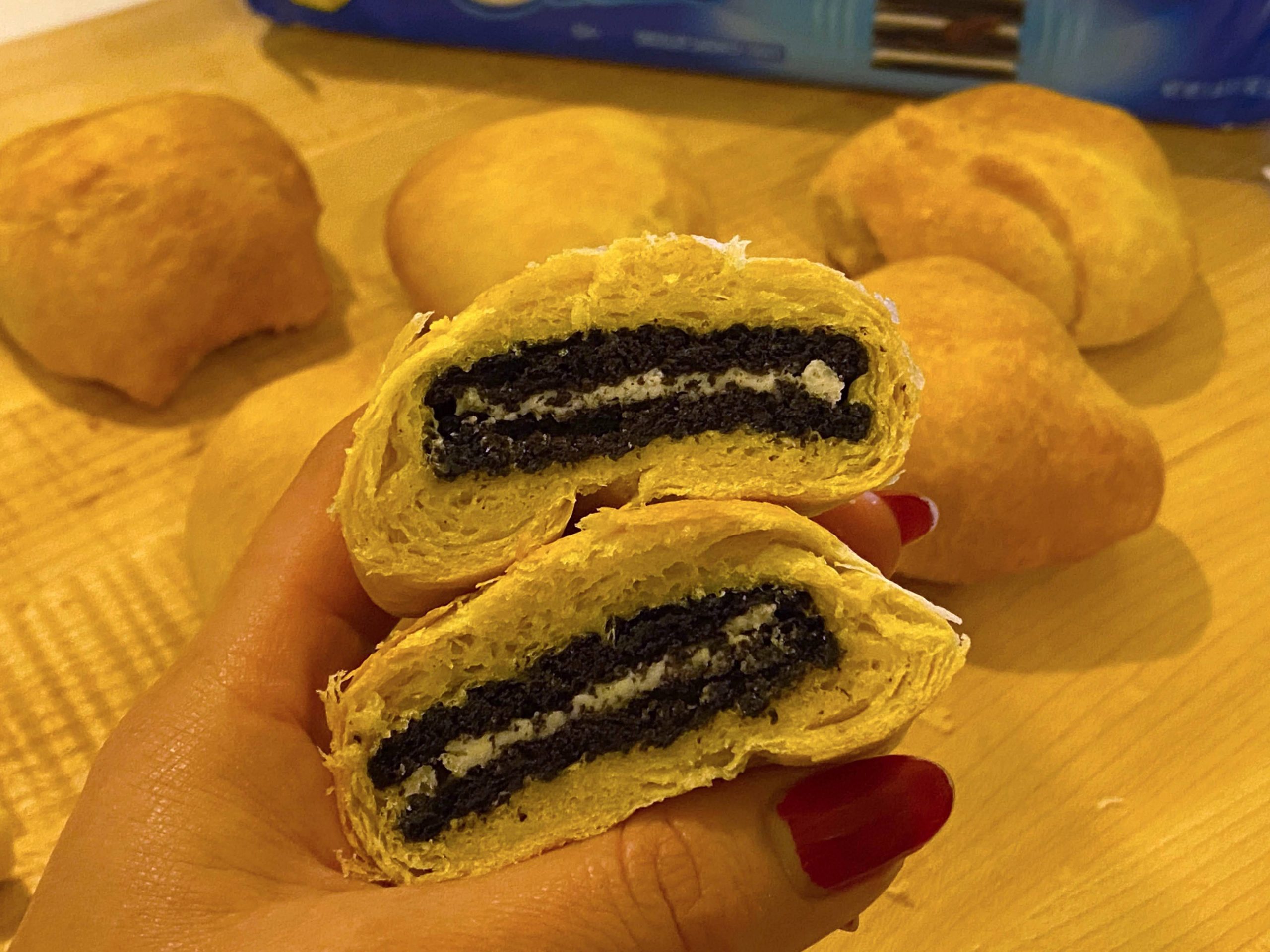 crescent wrapped oreos