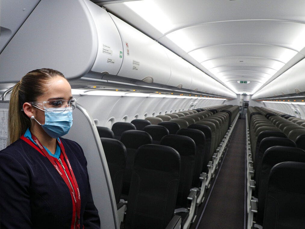 flight attendant mask