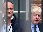 Dominic Cummings en Boris Johnson.