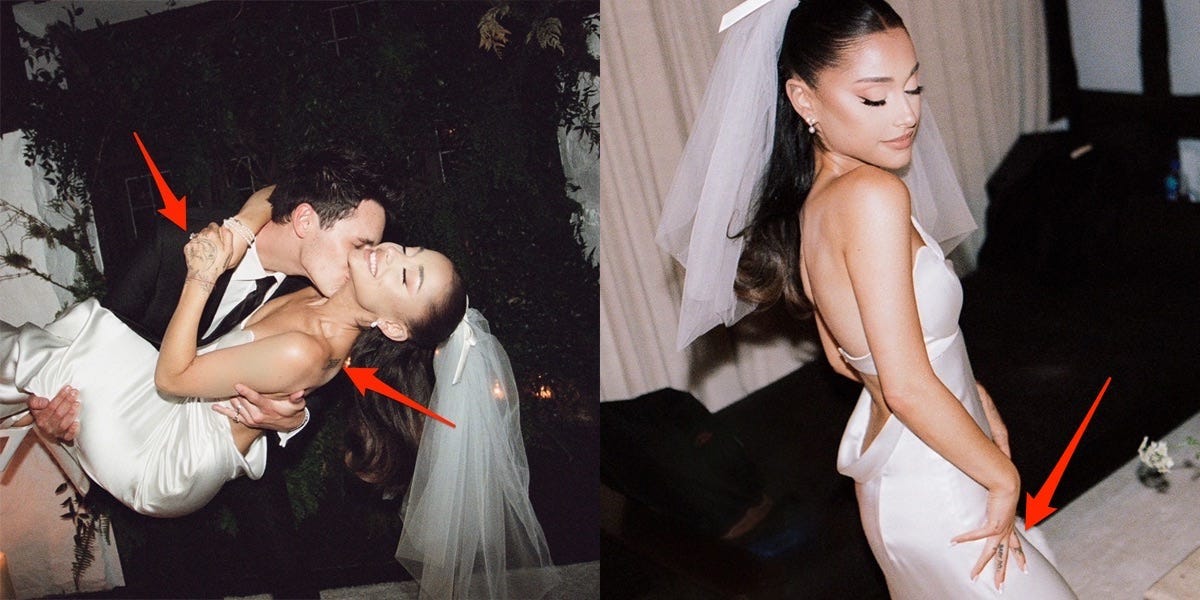 ariana wedding tattoos