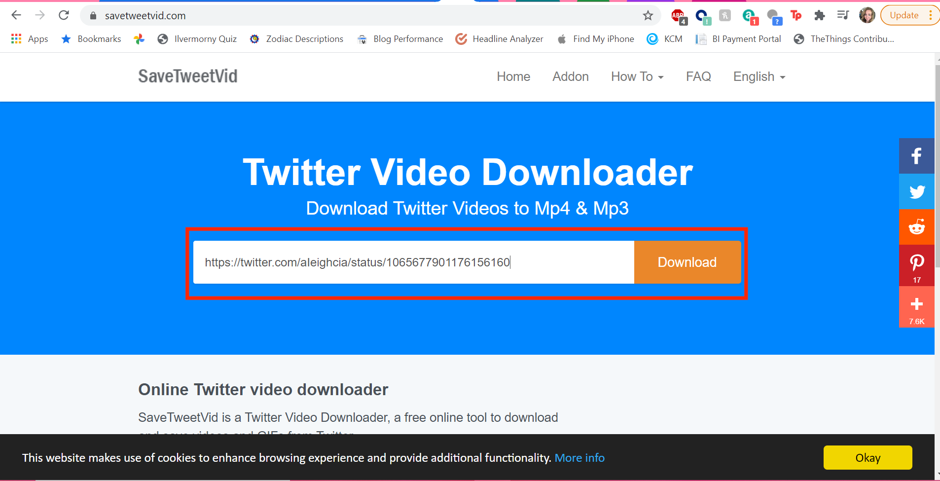 how to download videos from twitter on pc