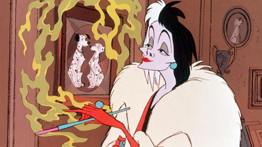 101 Dalmations Cruella Disney