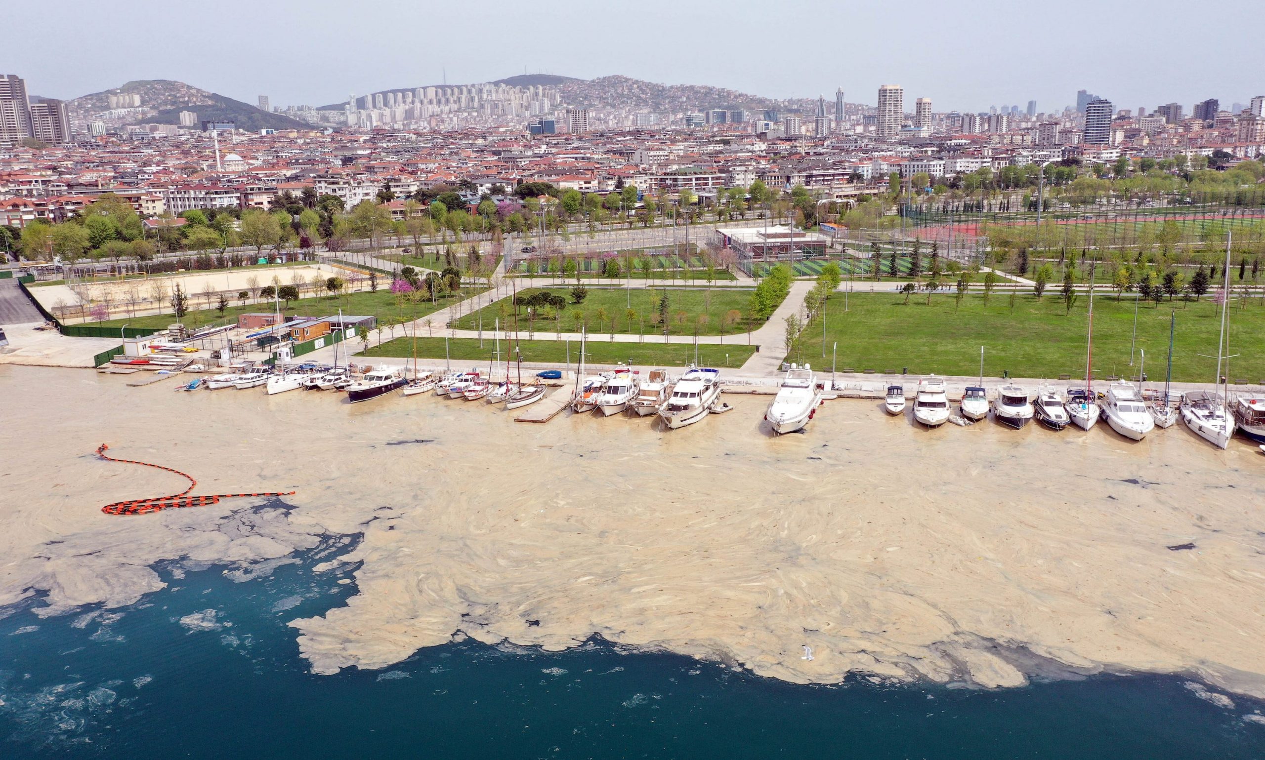 sea snot turkey coast dock harbor sea of marmara