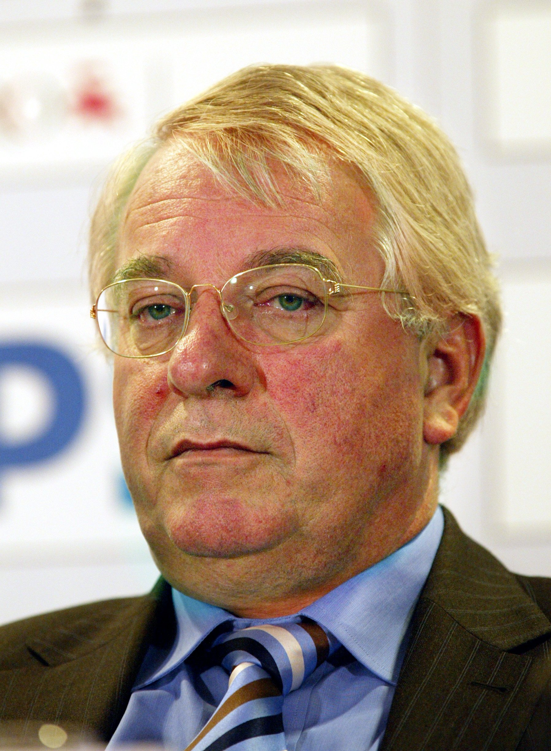 Wim van der Leegte in 2004 als commissaris van voetbalclub PSV. Foto: ANP/Vincent Jannink