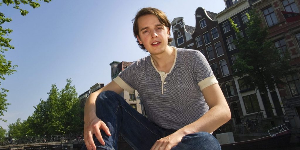 Sywert van Lienden toen hij in 2012 de politieke jongerenbeweging G500 had opgericht.