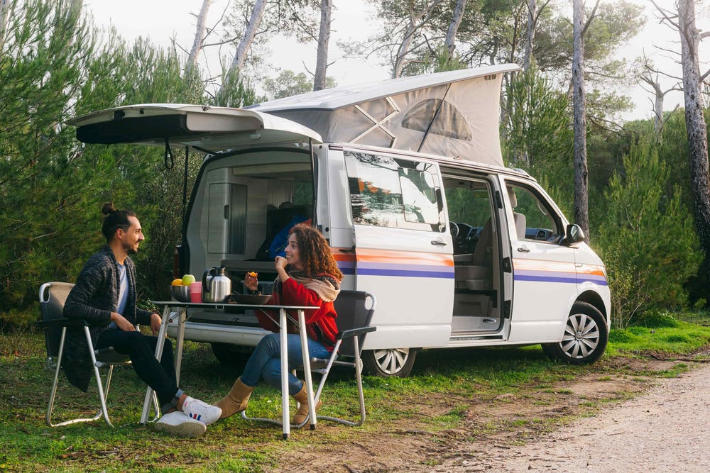 De Volkswagen California van Indie Campers. Foto: Indie Campers