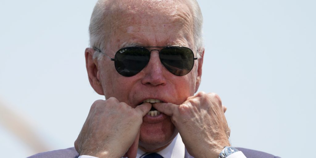 De Amerikaanse president Joe Biden.