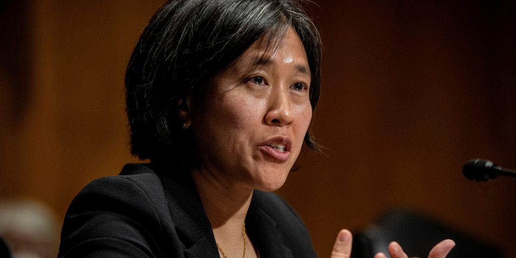 De Amerikaanse handelsgezant Katherine Tai.