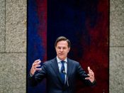 Demissionair premier Mark Rutte in debat over de coronasituatie in Nederland