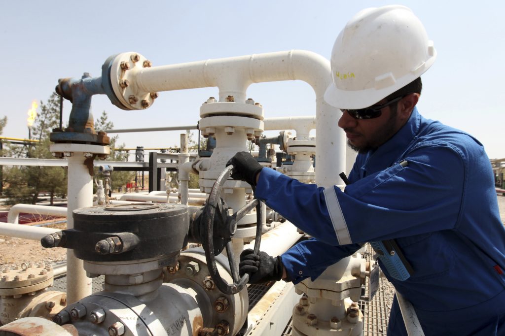 Een oliewerker in Irak