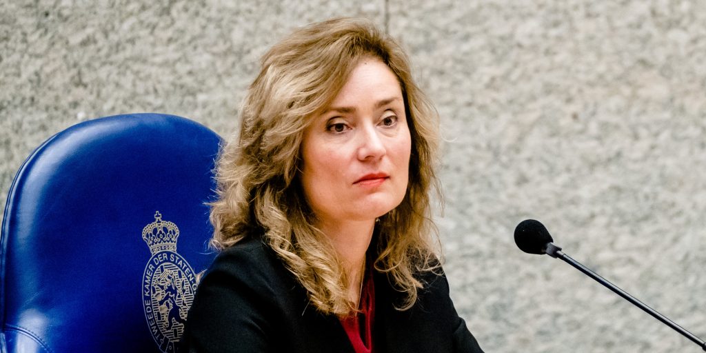 Kamervoorzitter Vera Bergkamp.