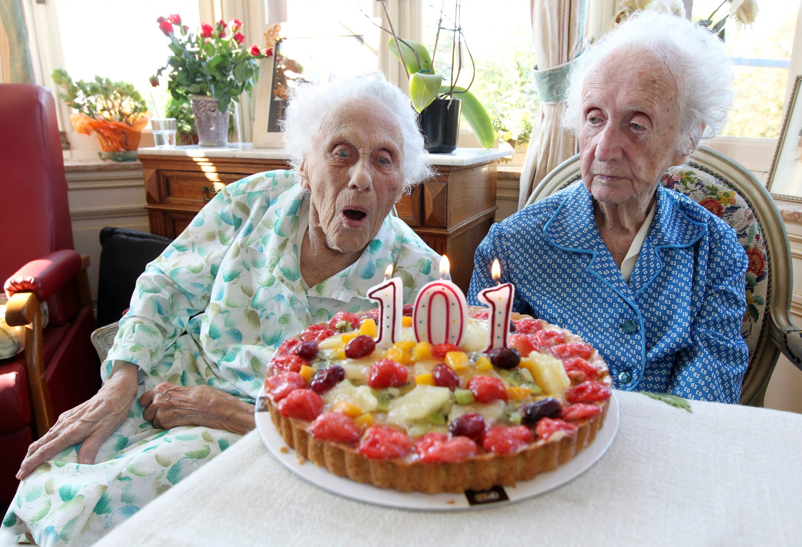 centenarian birthday old women