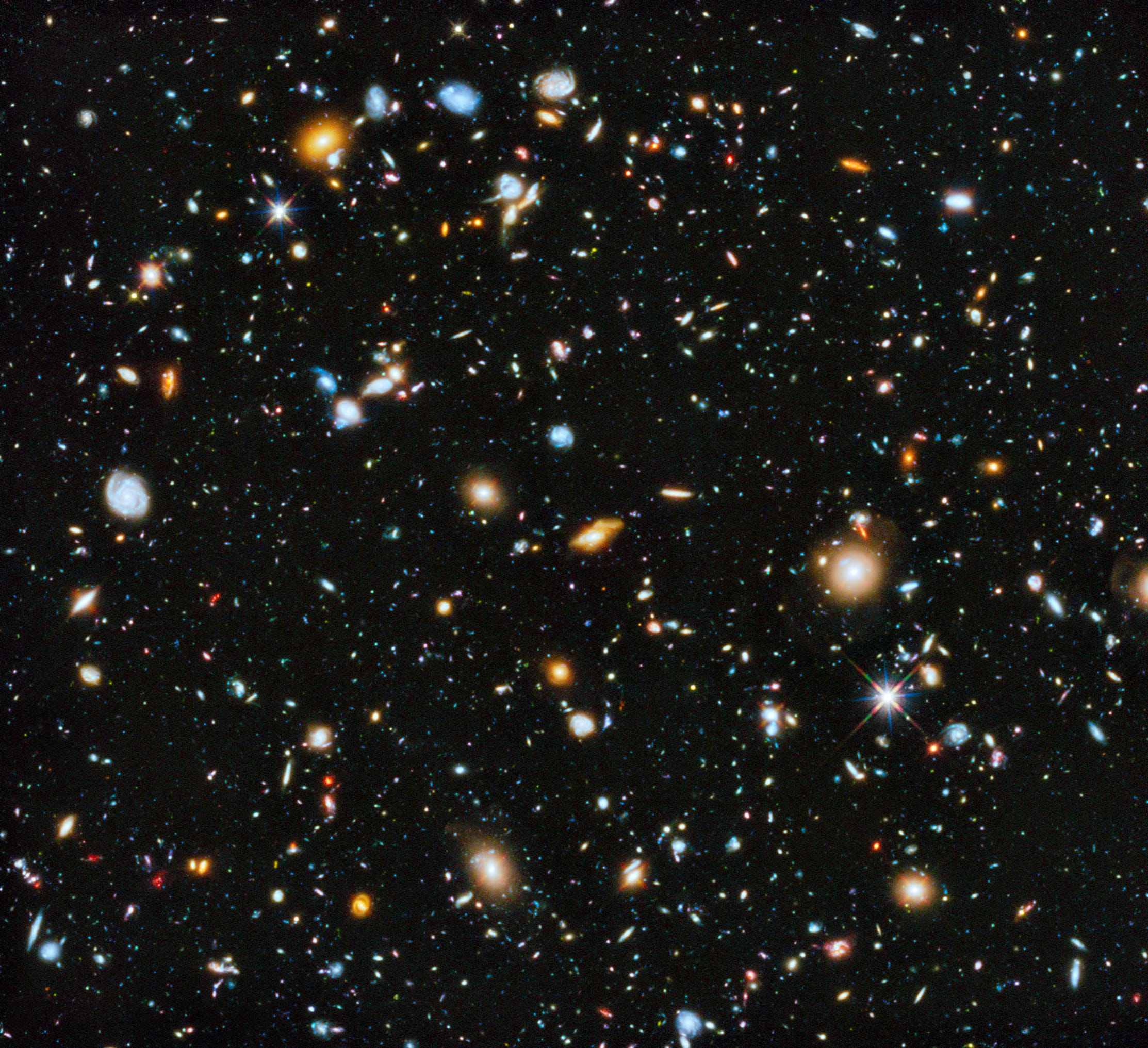 hubble ultra deep field faint galaxies