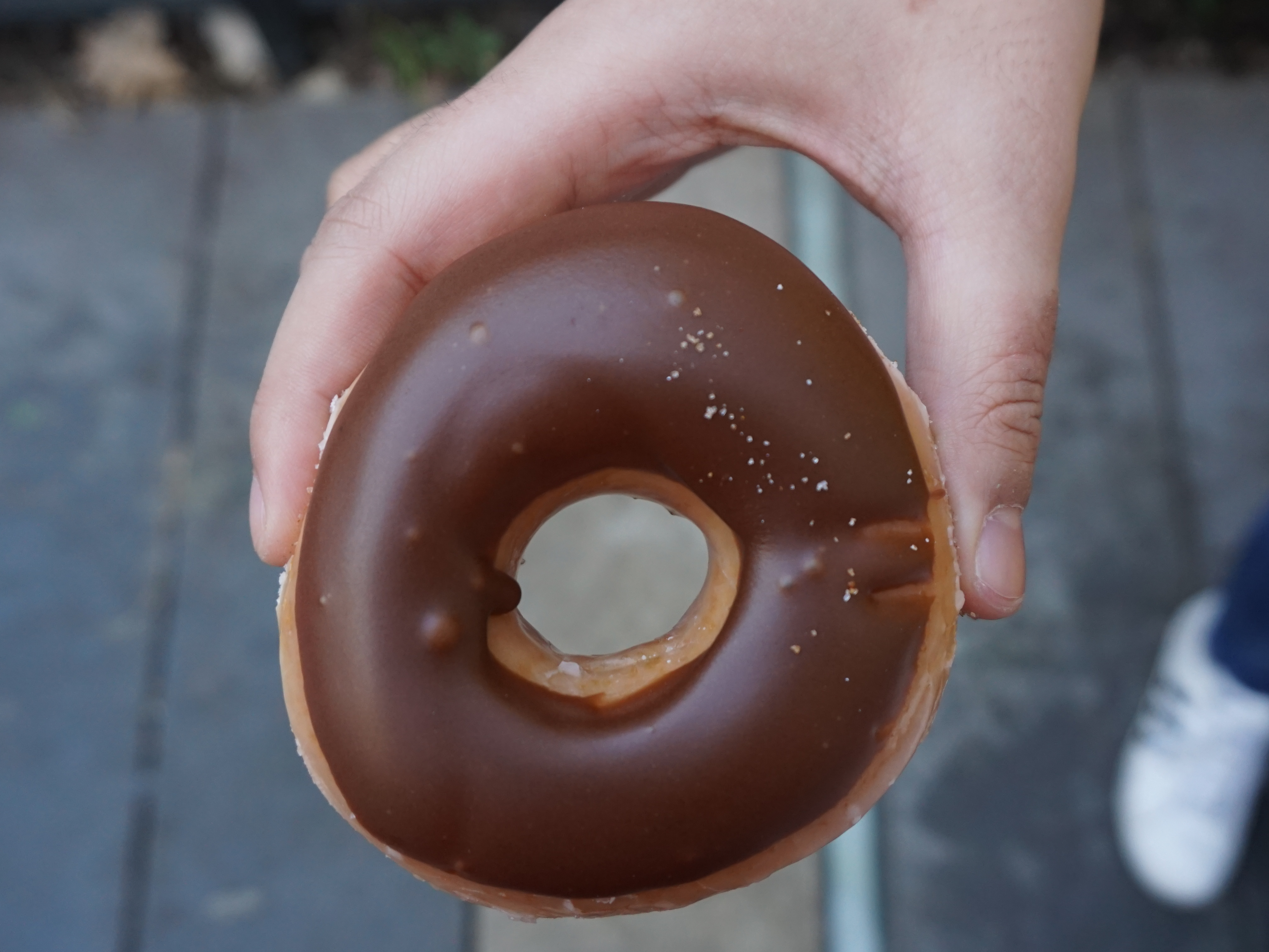 7 Chocolate iced glazed