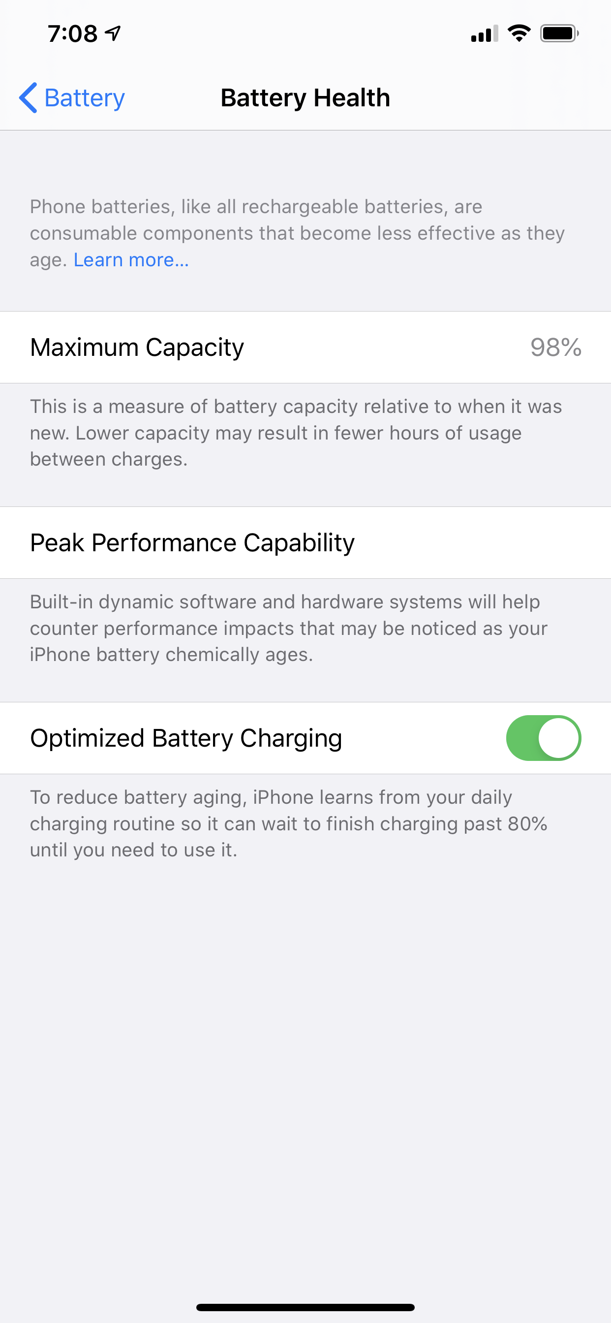 How to check the battery health on an iPhone 1