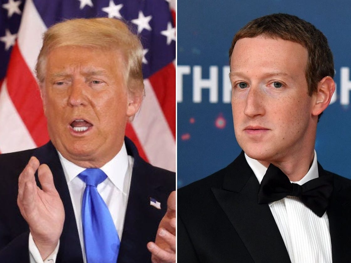 Trump Zuckerberg