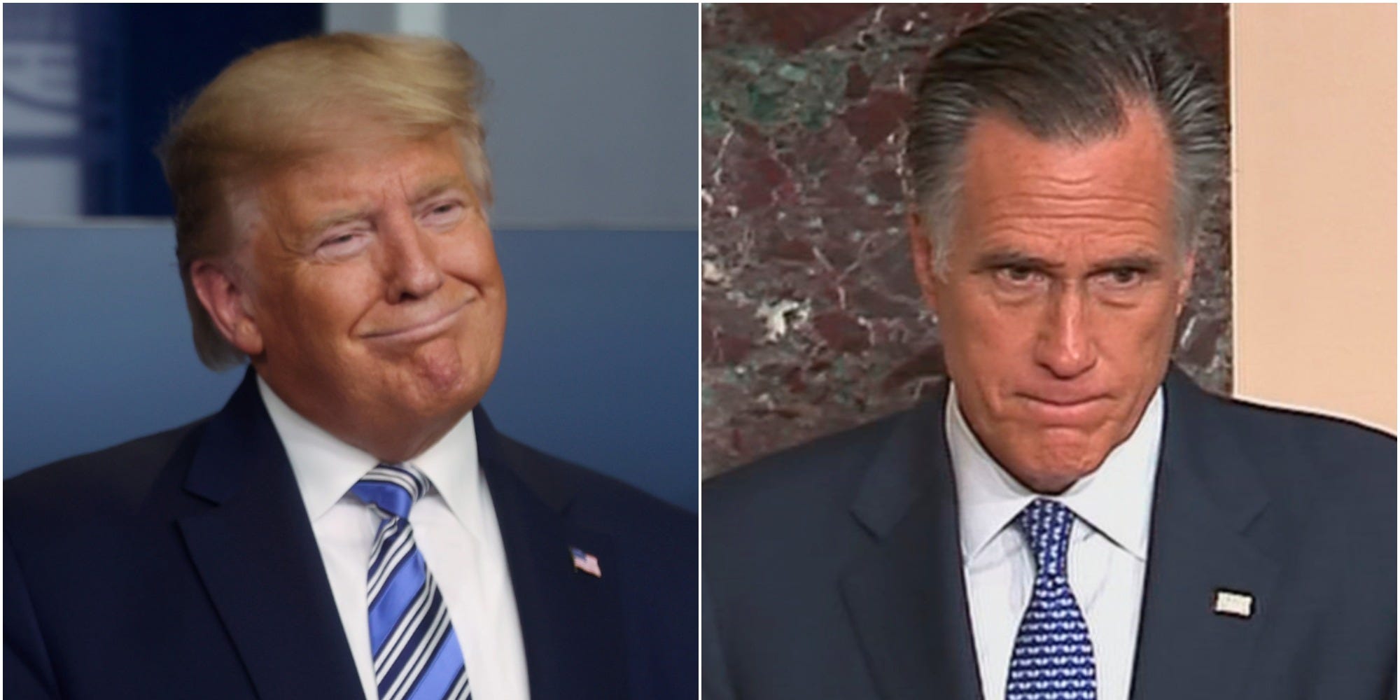 donald trump mitt romney