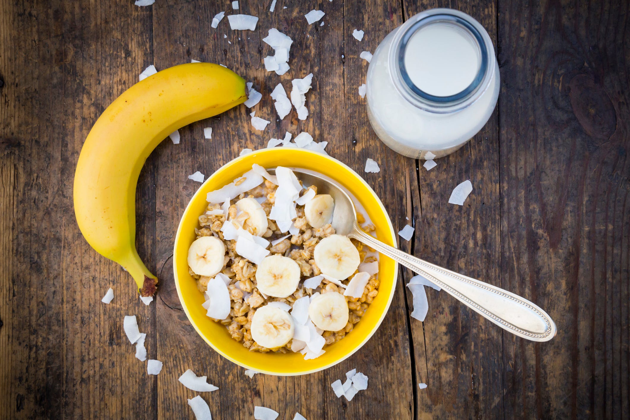 cereal banana healthy breakfast