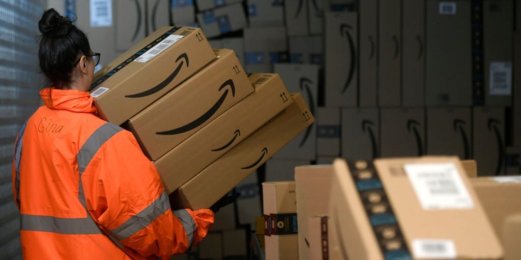 Amazon warehouse staff