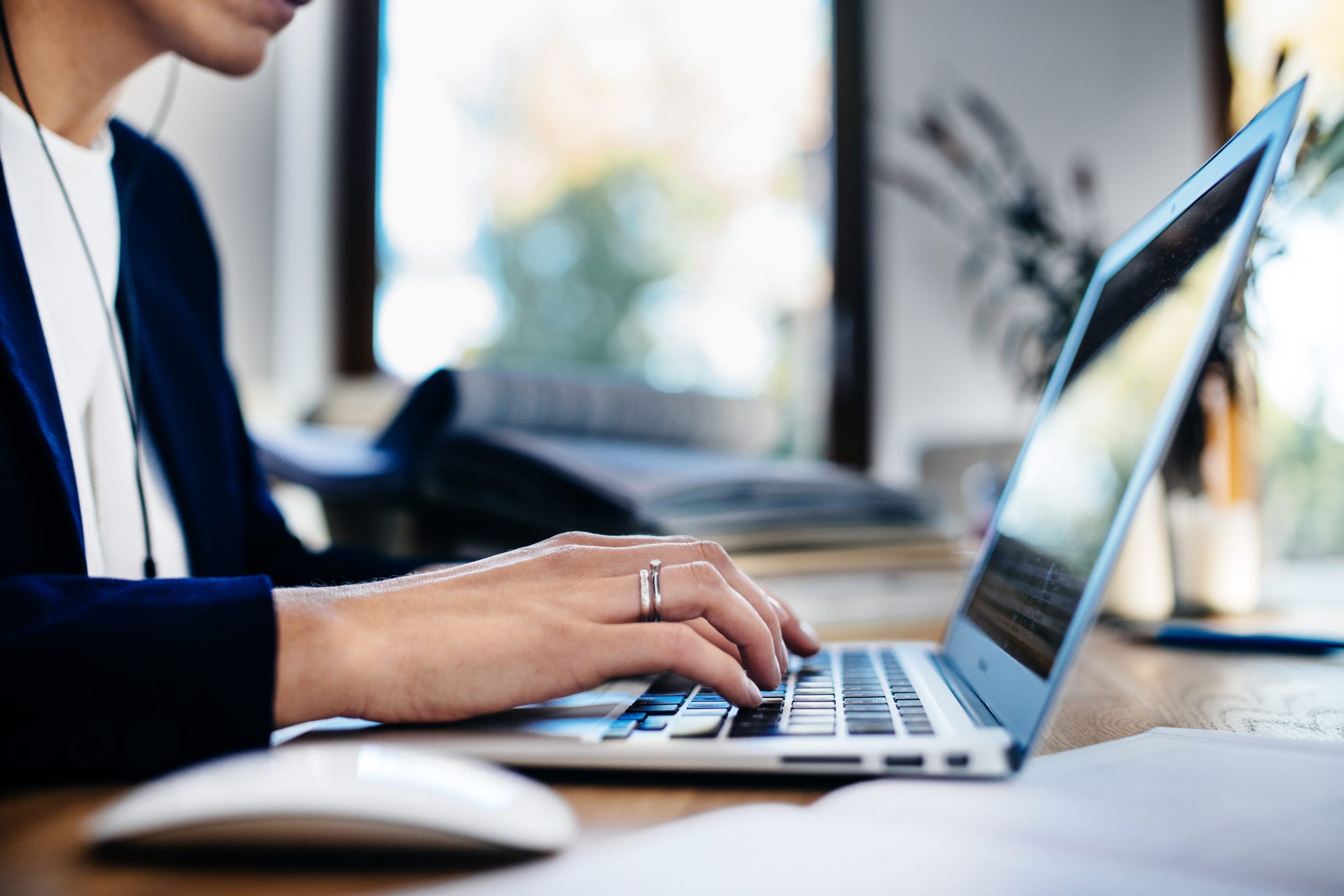 woman on laptop