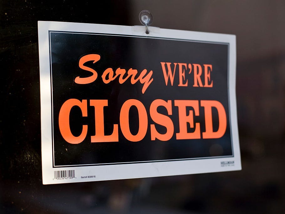 closed store