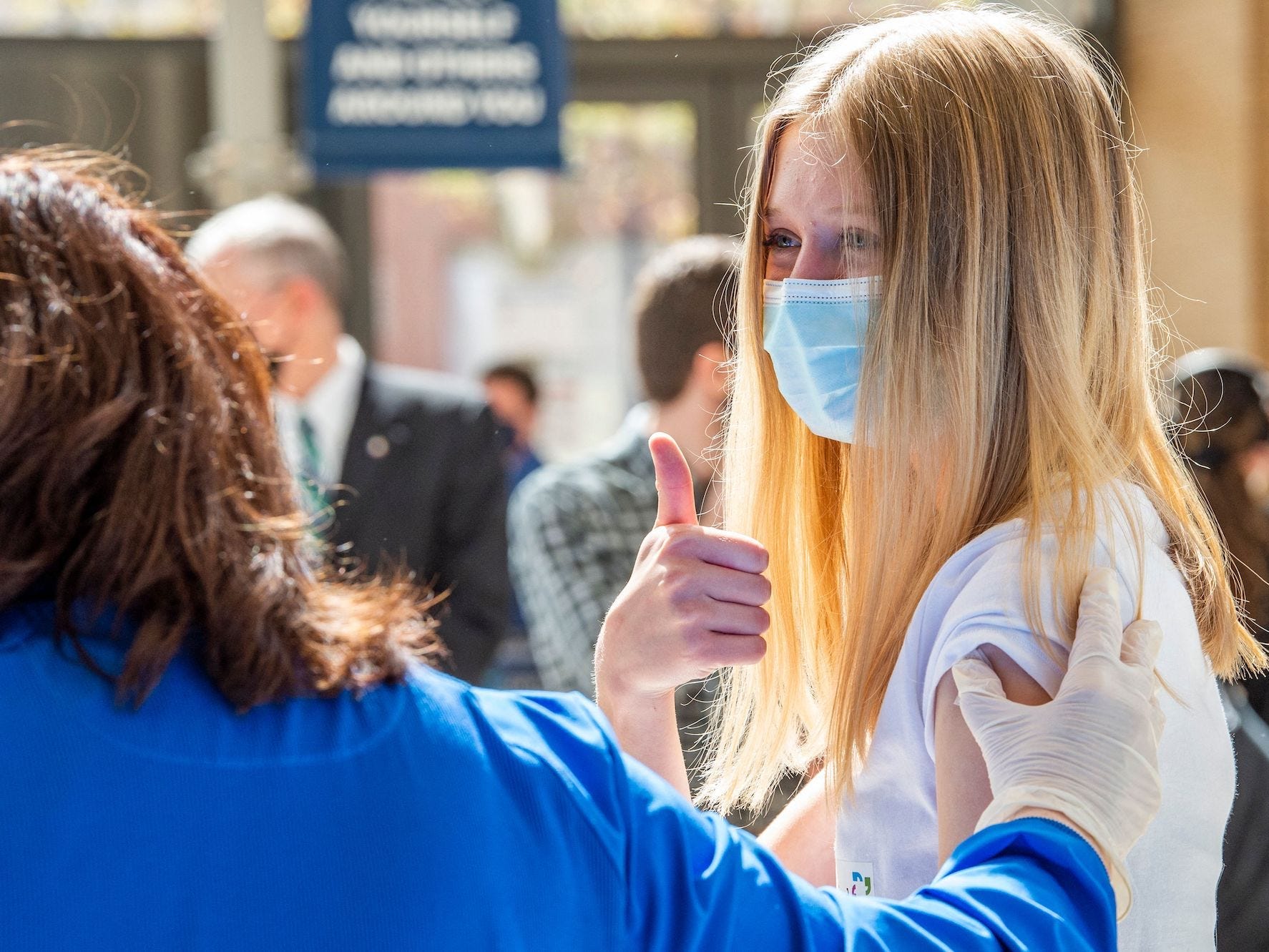 child vaccination mask US
