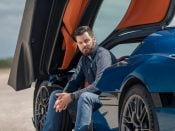 Mate Rimac with the Rimac Nevera.