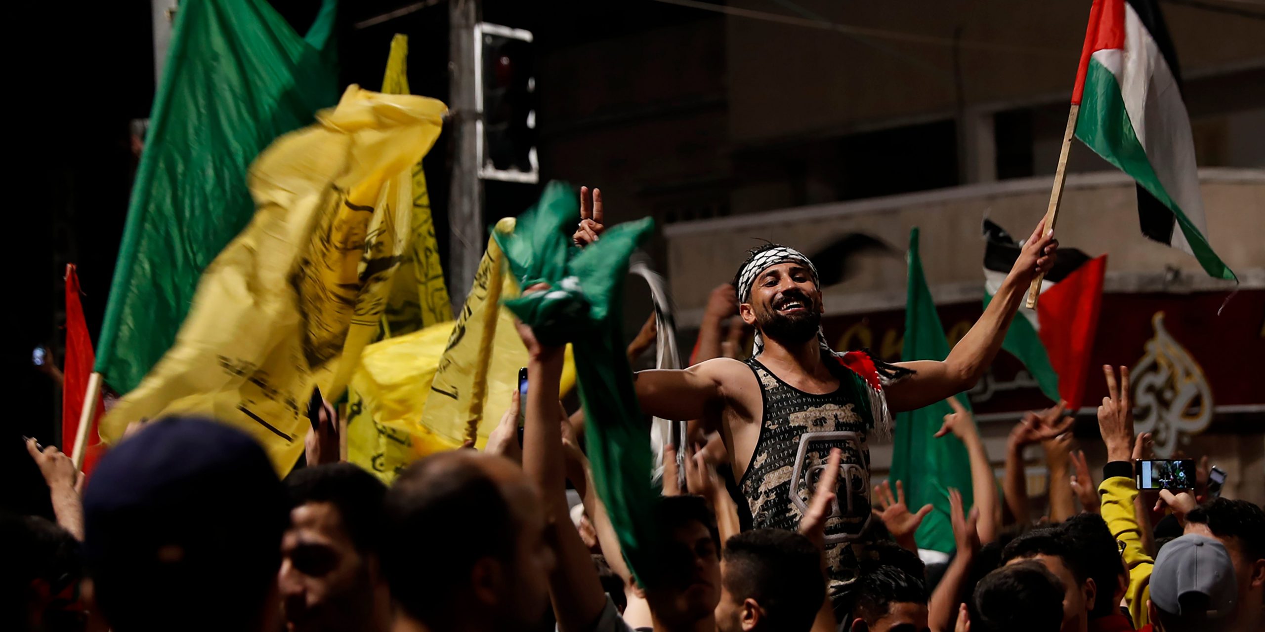 gaza palestine celebrations