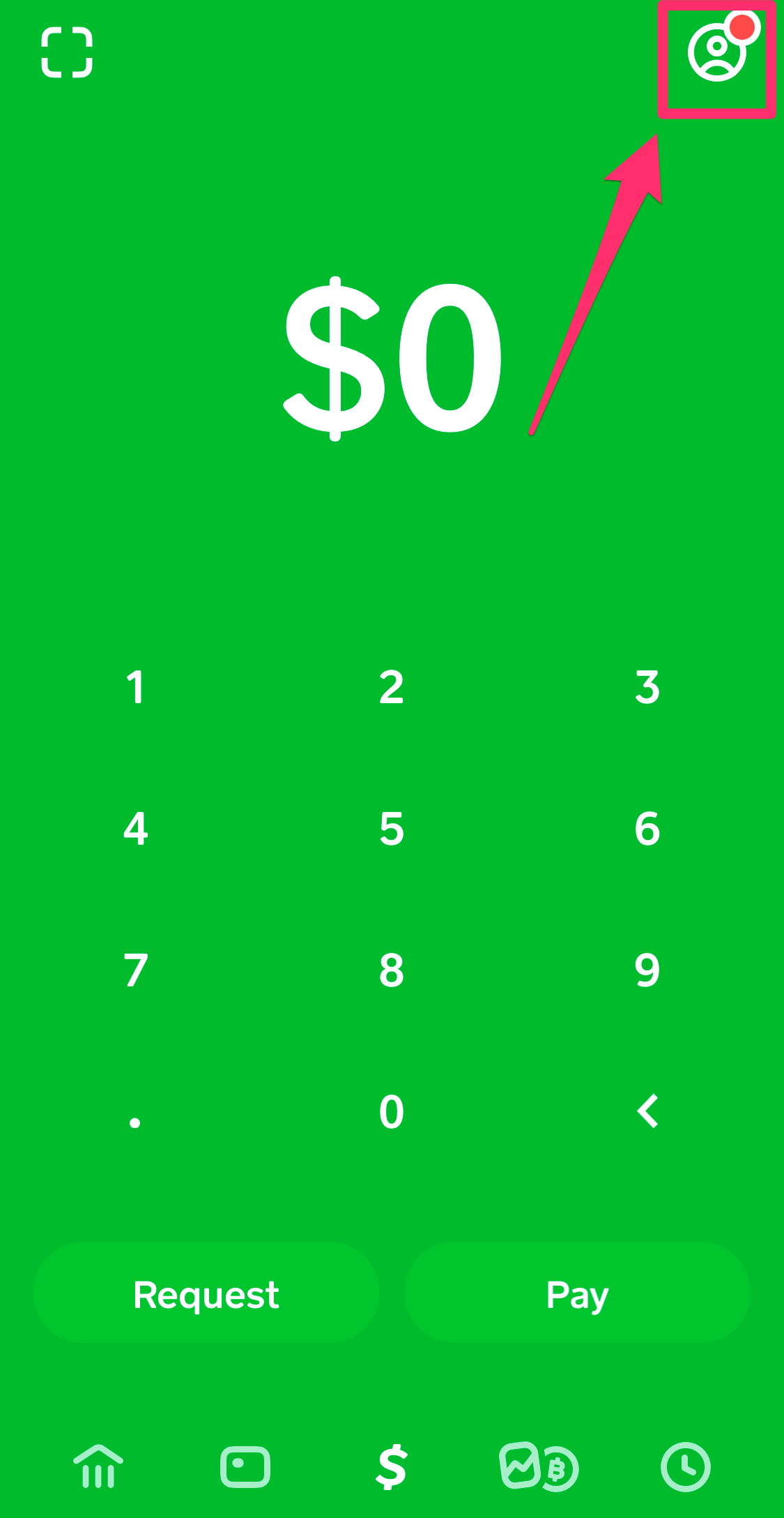 Cash App profile icon