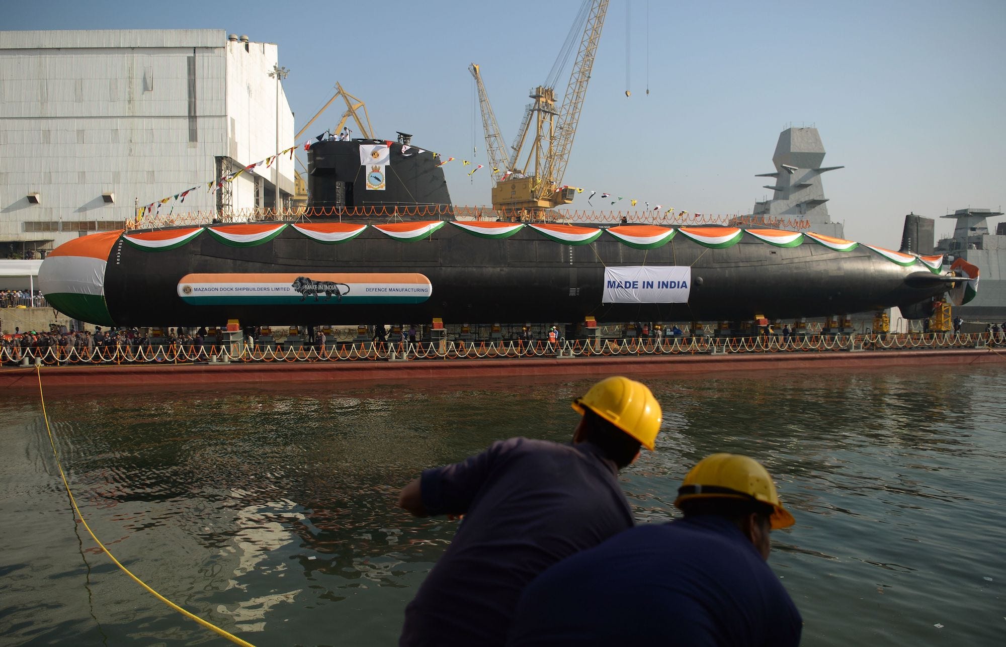 Indian Navy Scorpene-class submarine Karanj