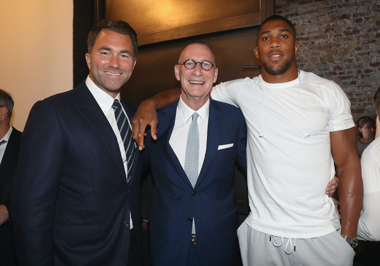 Eddie Hearn, John Skipper, Anthony Joshua DAZN