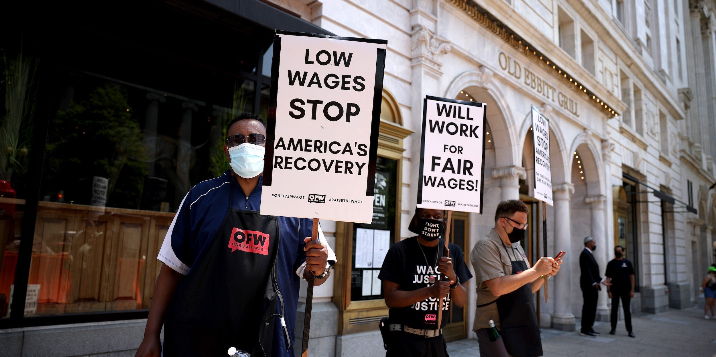 Fair Wage Demonstration Hiring Washington DC