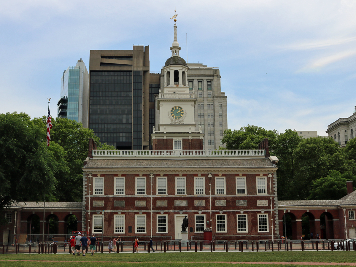 Independence Hall in Philadelphia.