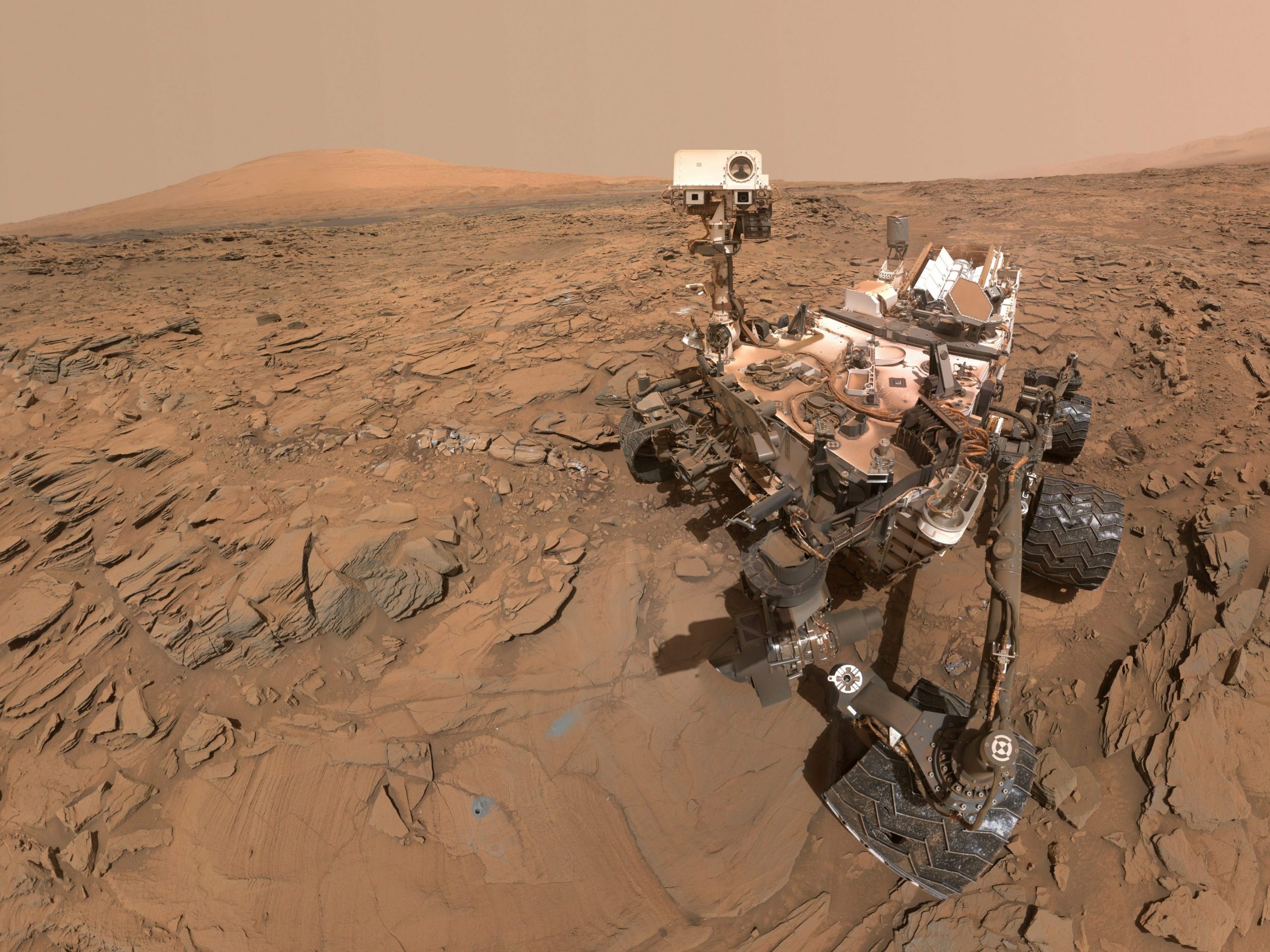 mars curiosity rover self portrait