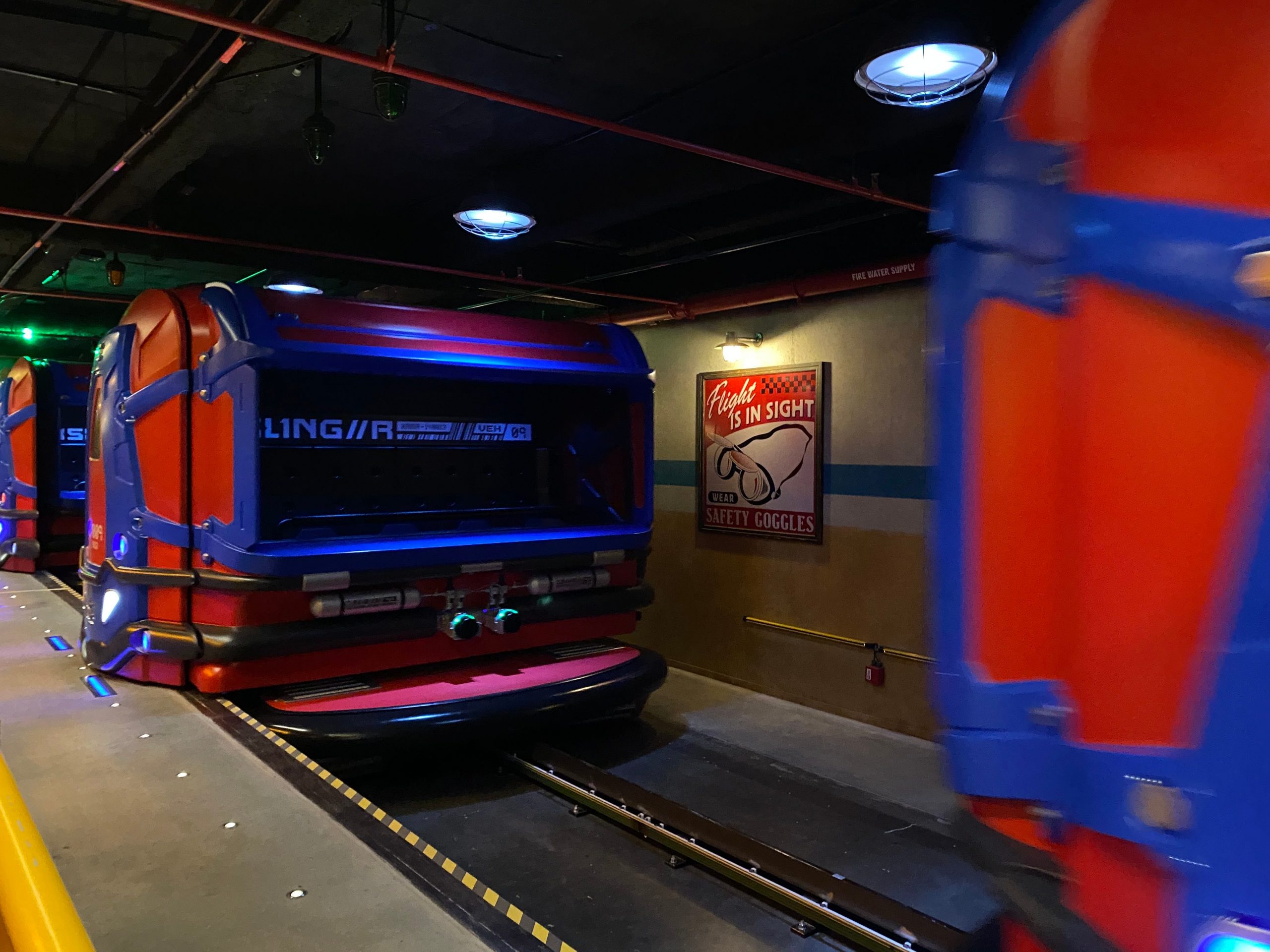 web slinger boarding area