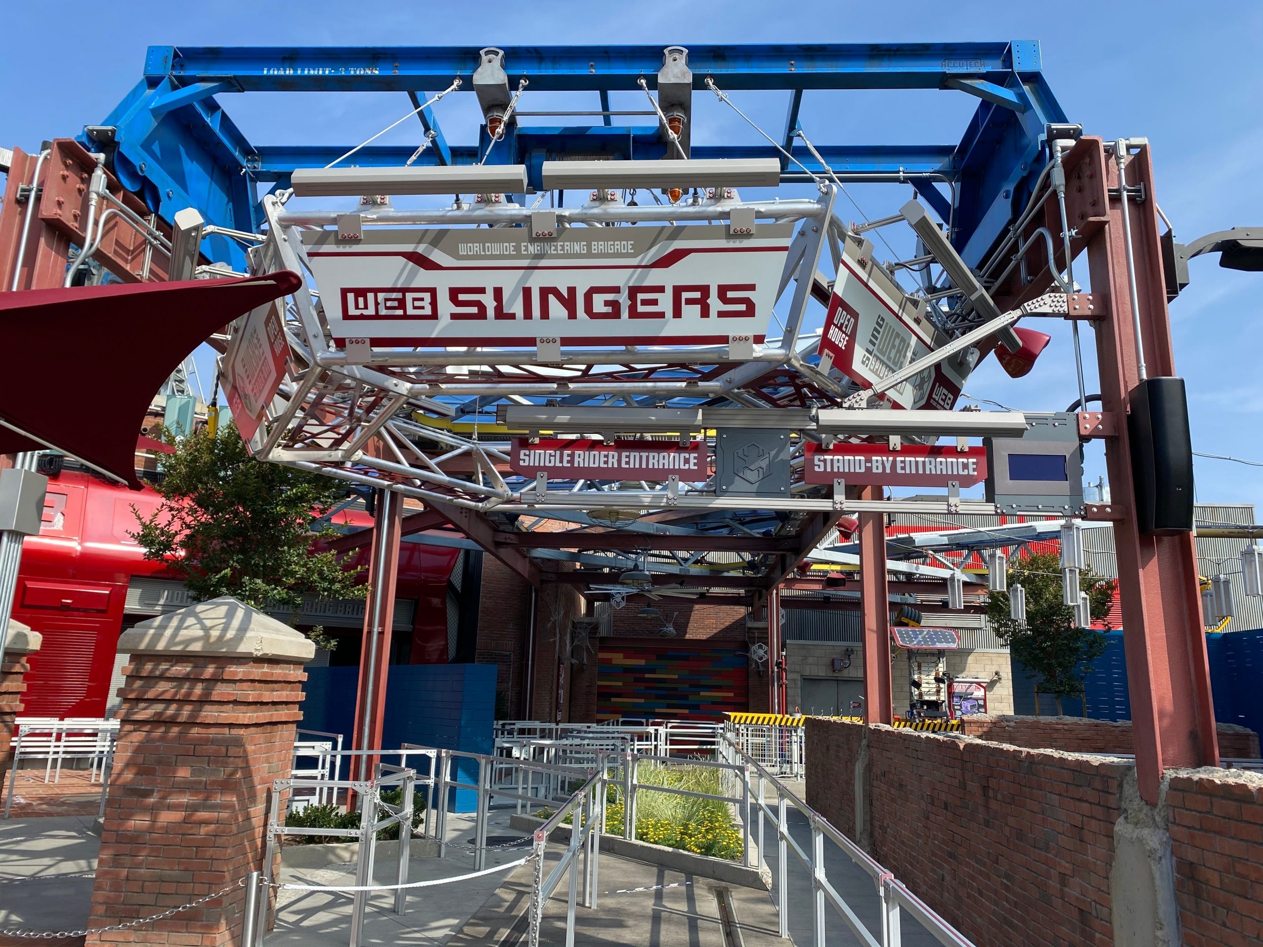 avengers campus web slinger entrance