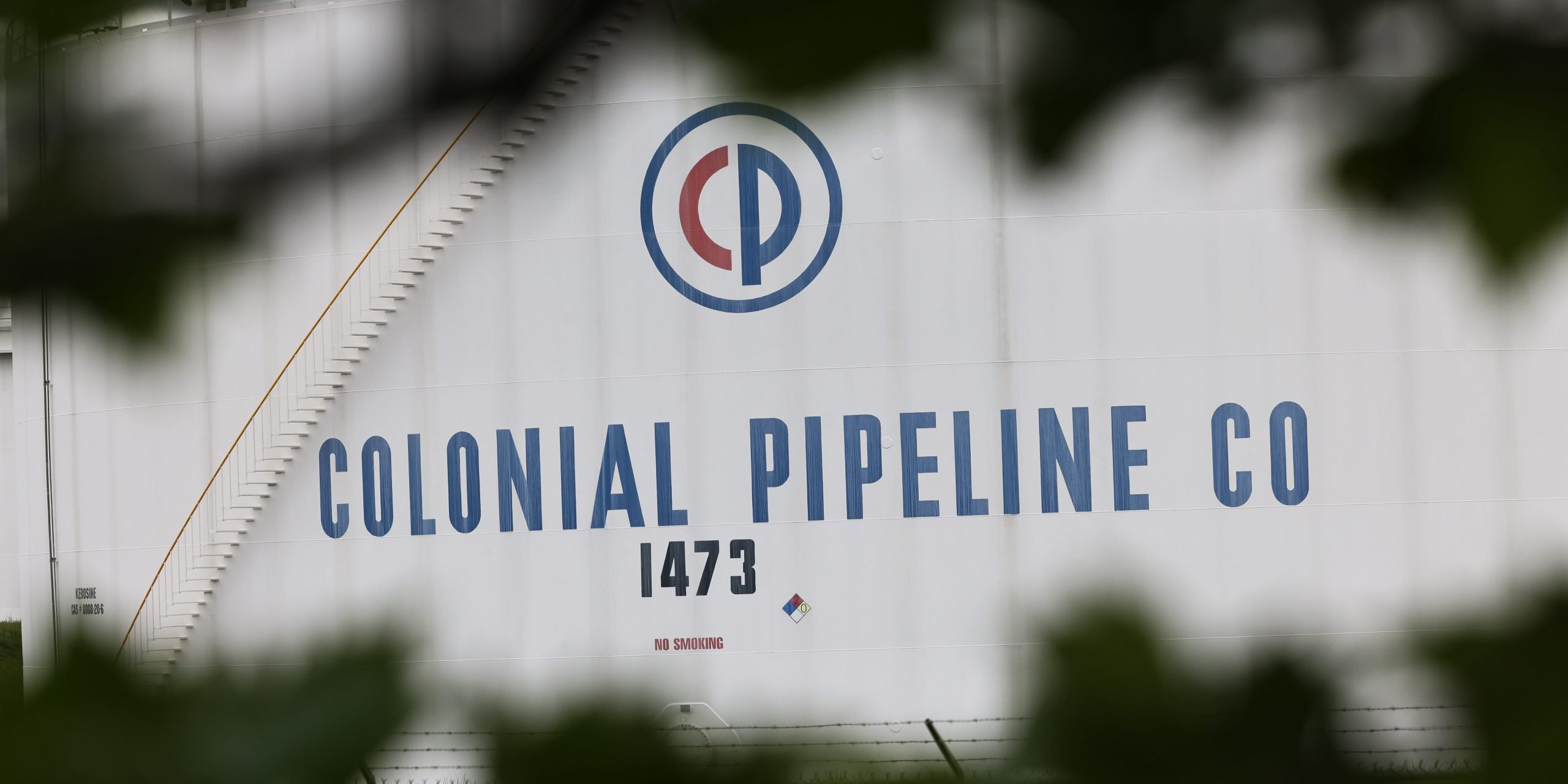 Fuel holding tanks are seen at Colonial Pipeline's Linden Junction Tank Farm on May 10, 2021 in Woodbridge, New Jersey. Alpharetta, Georgia-based Colonial Pipeline, which has the largest fuel pipeline, was forced to shut down its oil and gas pipeline system on Friday after a ransomware attack that has slowed down the transportation of oil in the eastern U.S. On Sunday, the federal government announced an emergency declaration that extends through June 8th and can be renewed. On Monday, the FBI confirmed that the cyberattack was carried out by DarkSide, a cybercrime gang believed to operate out of Russia.