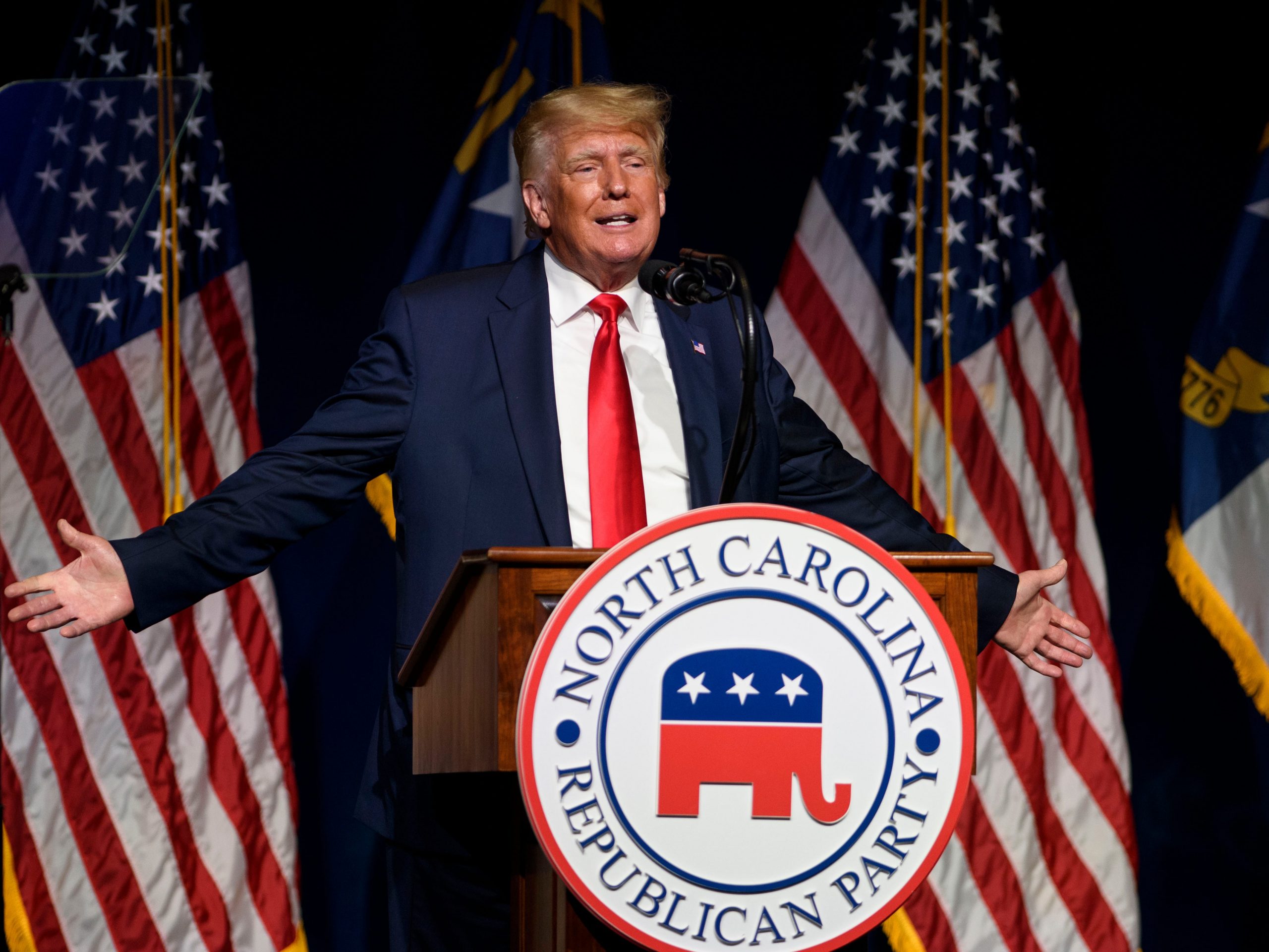 Trump speech, North Carolina