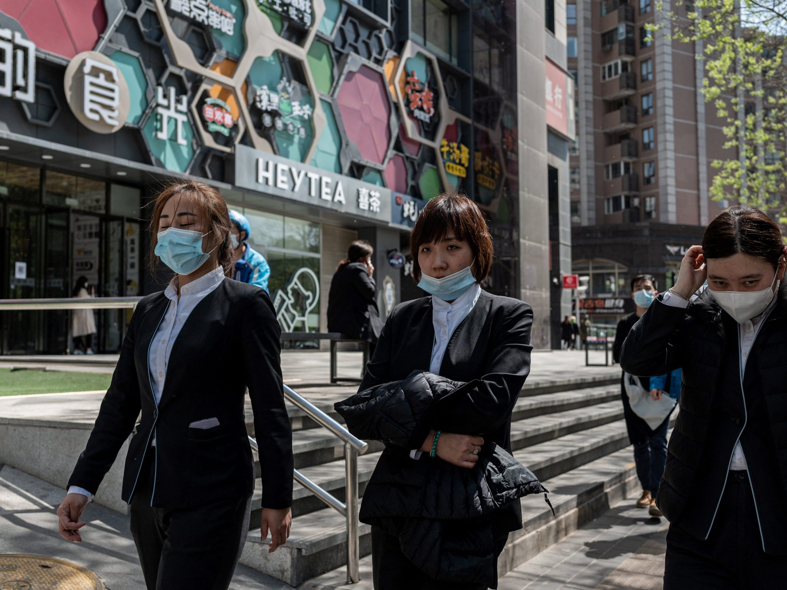 chinese office workers