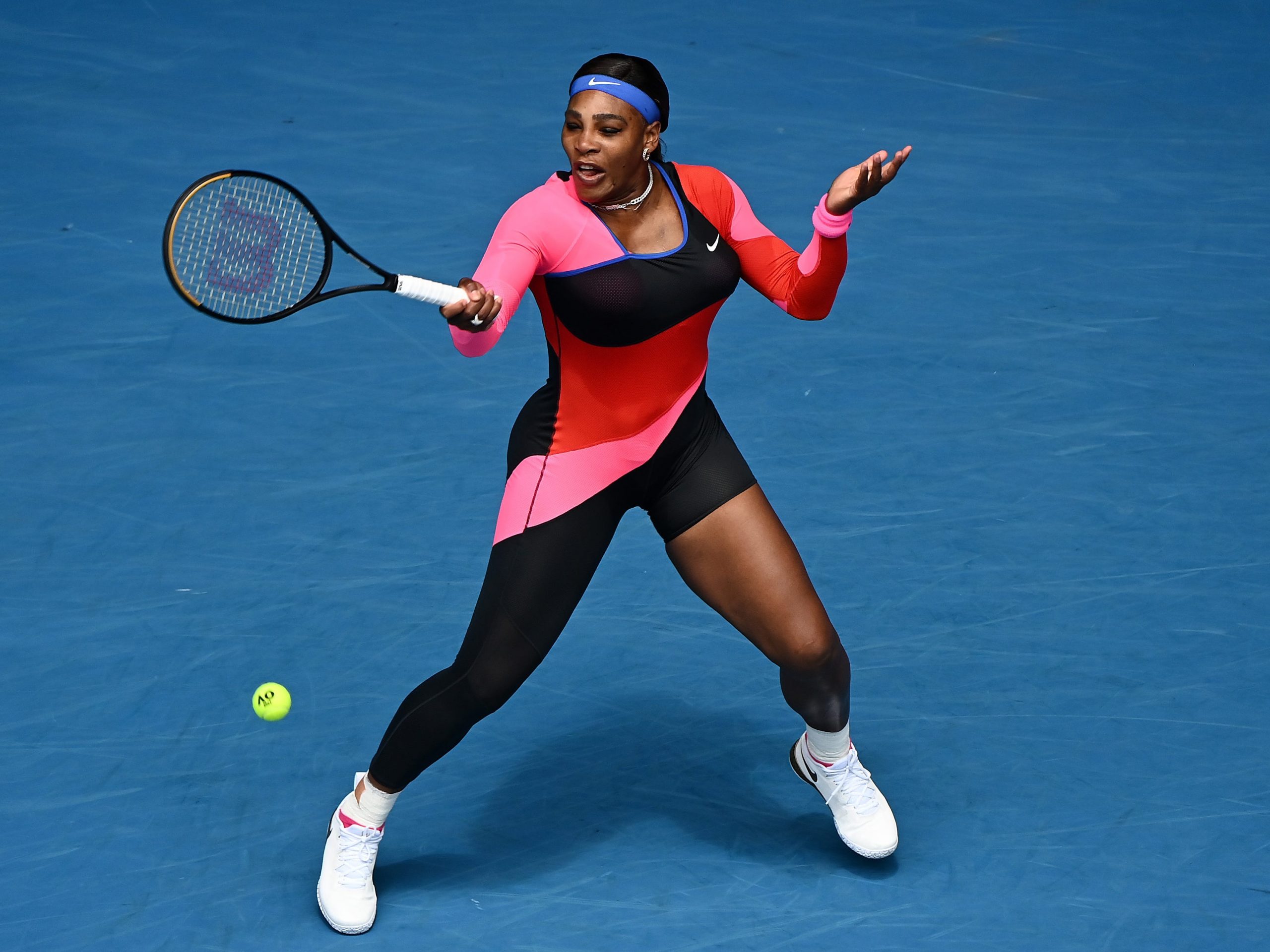 Serena Williams asymetric catsuit 5